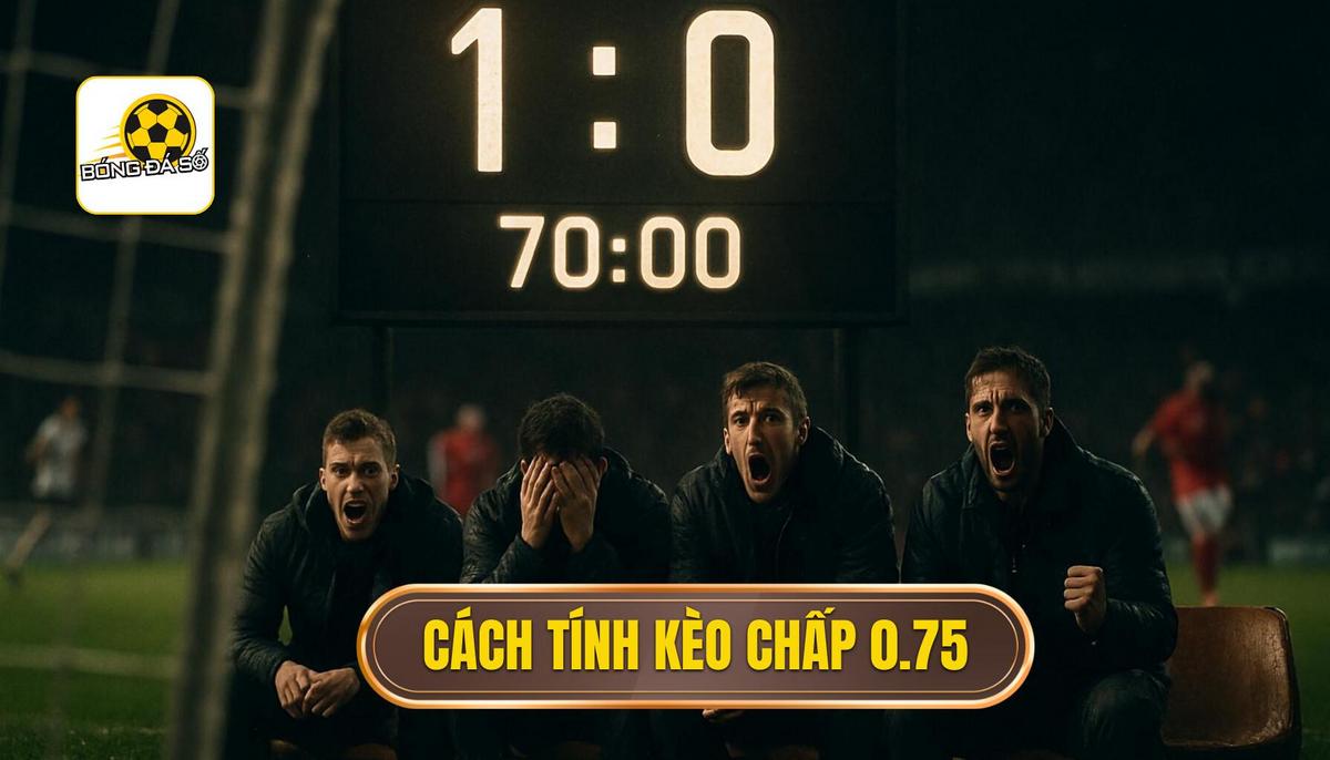 Cách Tính Toán Kết Quả Của Kèo Chấp 0.75
