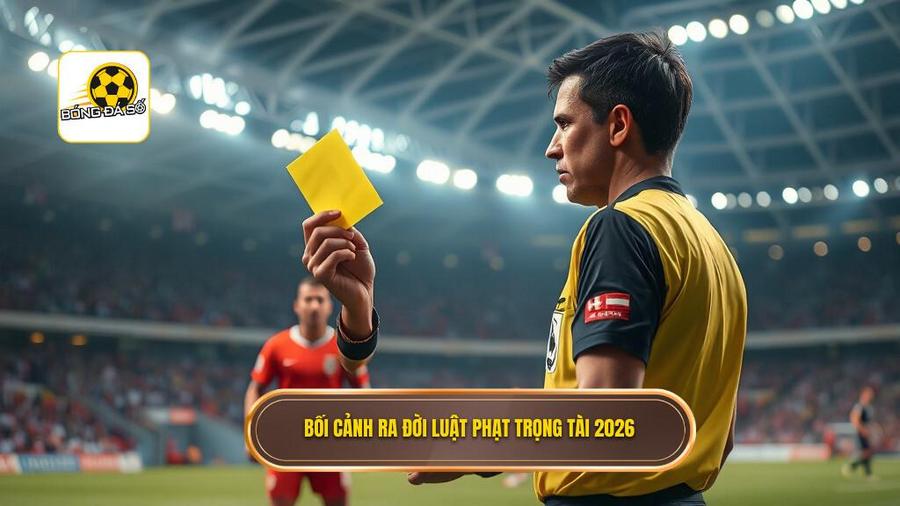 Bối cảnh ra đời Luật phạt trọng tài 2026