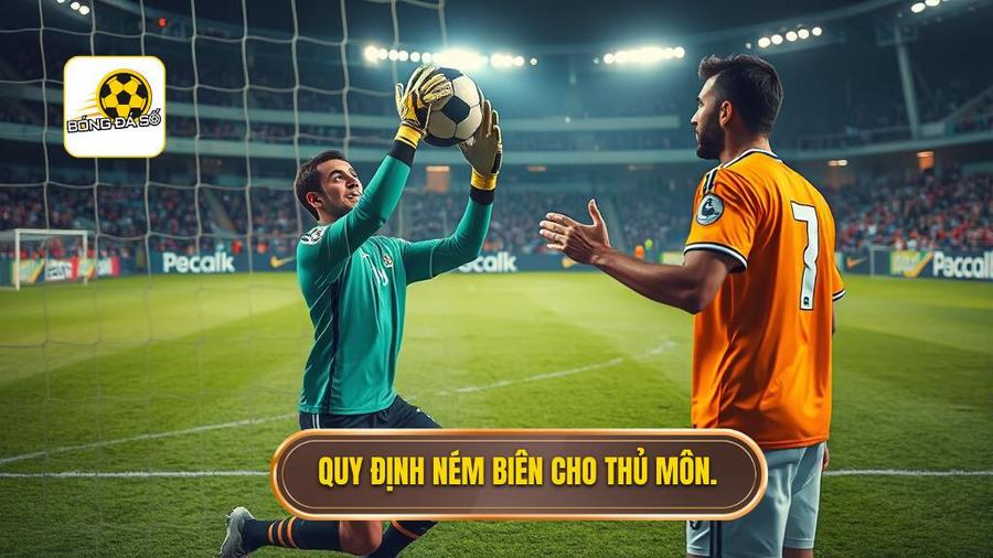 Luật ném biên về cho thủ môn bằng tay: Phân tích chi tiết và những điều cần lưu ý 1 Quy định ném biên cho thủ môn.