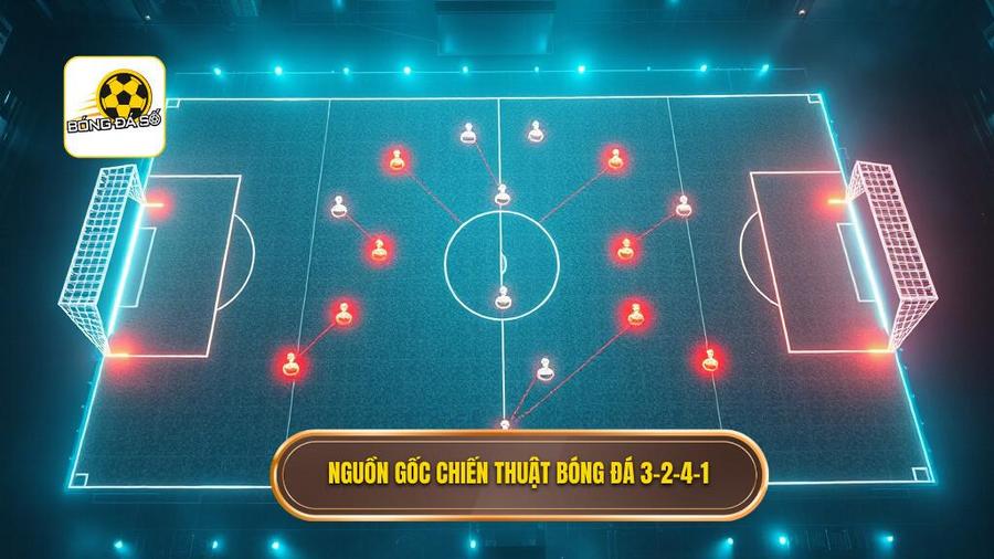 Chiến thuật bóng đá 3-2-4-1: Đỉnh cao tư duy hiện đại và sự thống trị của khối hình hộp 1 1. Nguồn gốc chiến thuật bóng đá 3-2-4-1