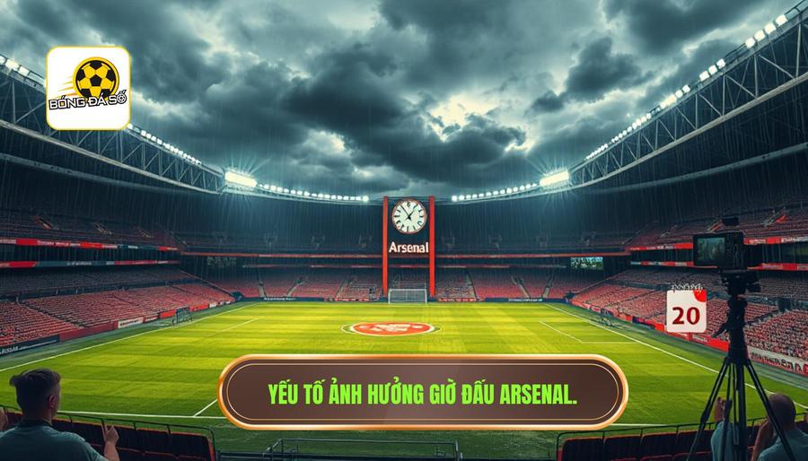 Arsenal đá mấy giờ? Cập nhật lịch thi đấu và thông tin giờ giấc mới nhất 3 Những yếu tố ảnh hưởng đến giờ thi đấu của Arsenal